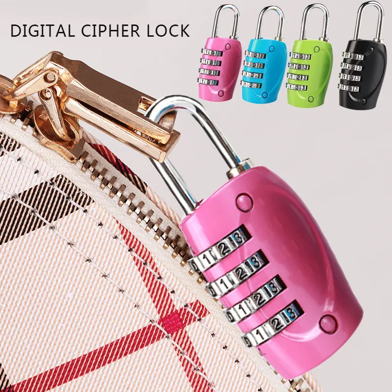 Замок с кодовым замком комбинированный металлический замок 4 значным кодом для