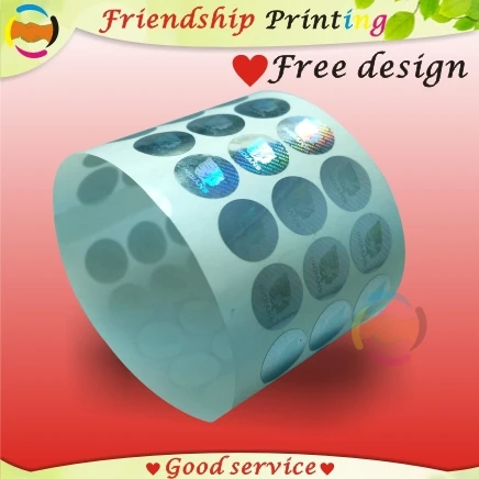 Голографические наклейки на заказ печать этикеток лазерная этикетка с