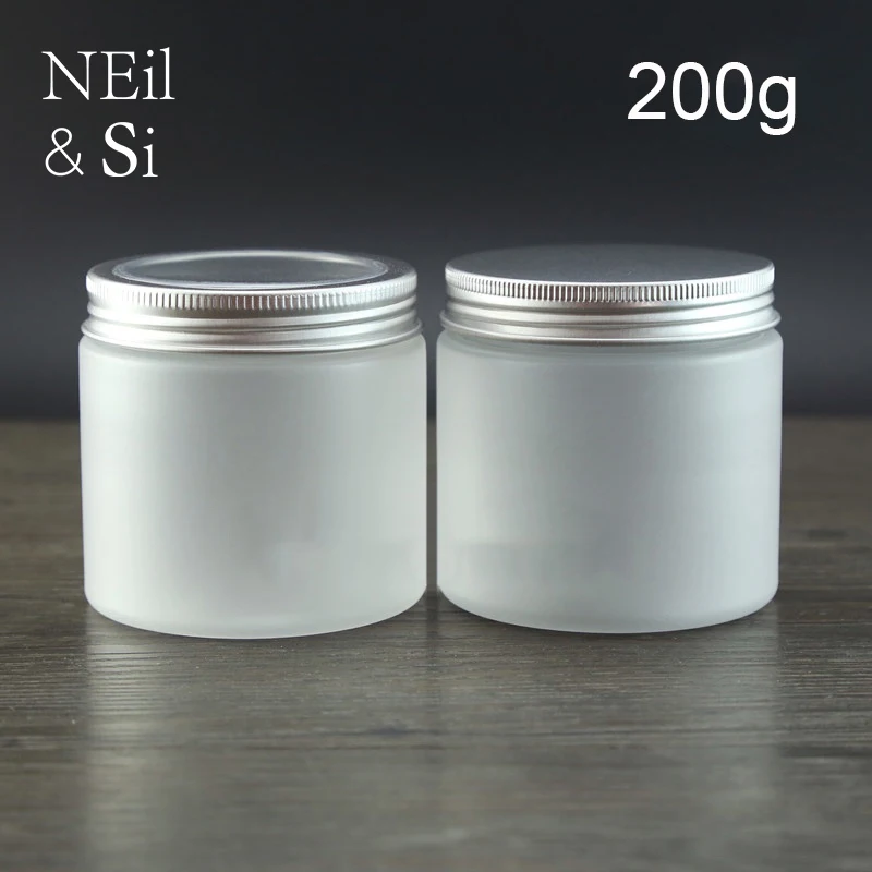 Матовая пластиковая бутылочка с кремом 200 г многоразовый косметический лосьон