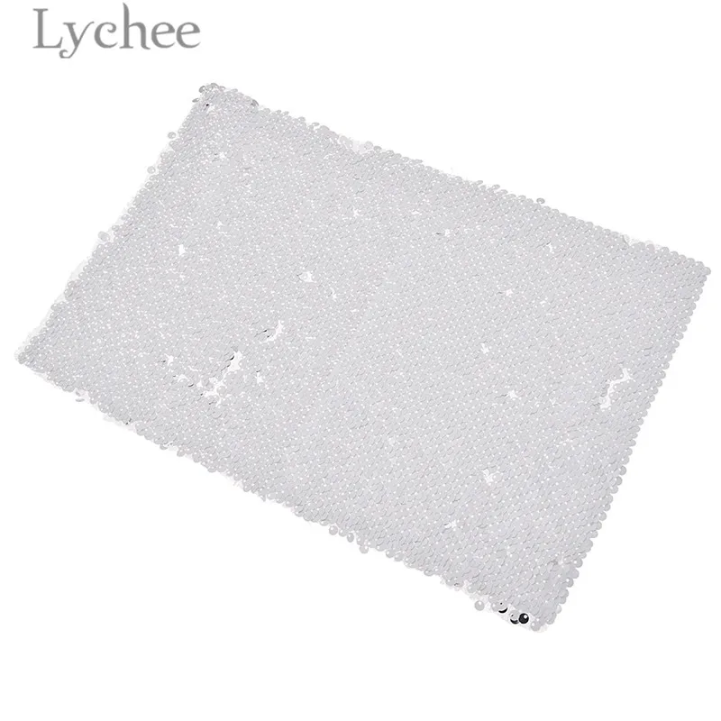 Lychee Life 29x21 см A4 двухсторонняя блестящая ткань ВЫСОКОЕ КАЧЕСТВО ШВЕЙНАЯ синтетическая ткань DIY материал для сумок одежды - Цвет: 5