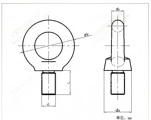 DIN580 M3 M4 M5 M6 M8 M10 болт 304 нержавеющая сталь морской подъемный винт кольцо Петля отверстие для кабельного каната Eyebolt HW011
