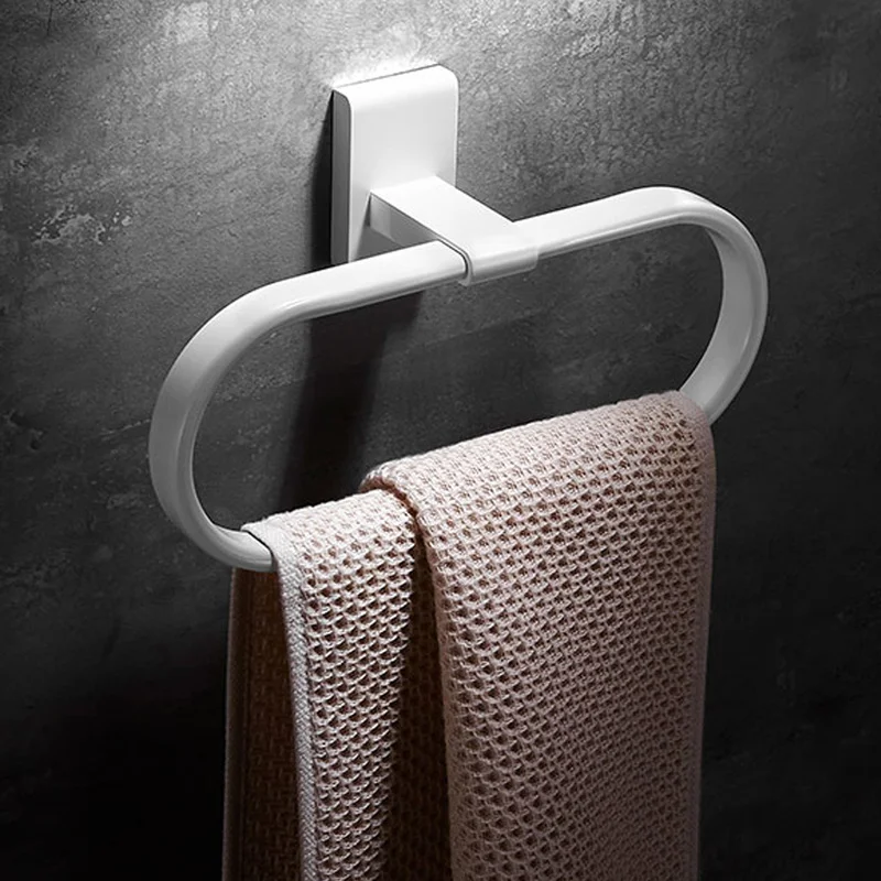 Однотонный латунный аксессуар для ванны из 4 предметов кольцо полотенец