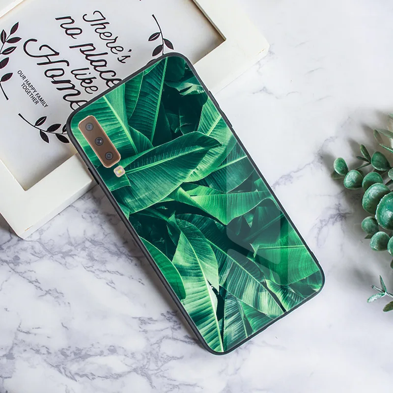 Для samsung A50 чехол тонкий для бампера samsung Galaxy A7 A9 A8 A6 Plus задняя крышка A10 A30 черный ТПУ Жесткий ПК A3 A5