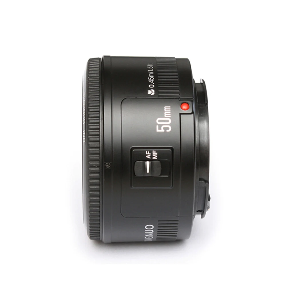 Объектив YONGNUO YN50mm F1.8 EF 50mm AF MF Объективы для Canon Rebel T6 EOS 700D 750D 800D 5D Mark II IV 10D