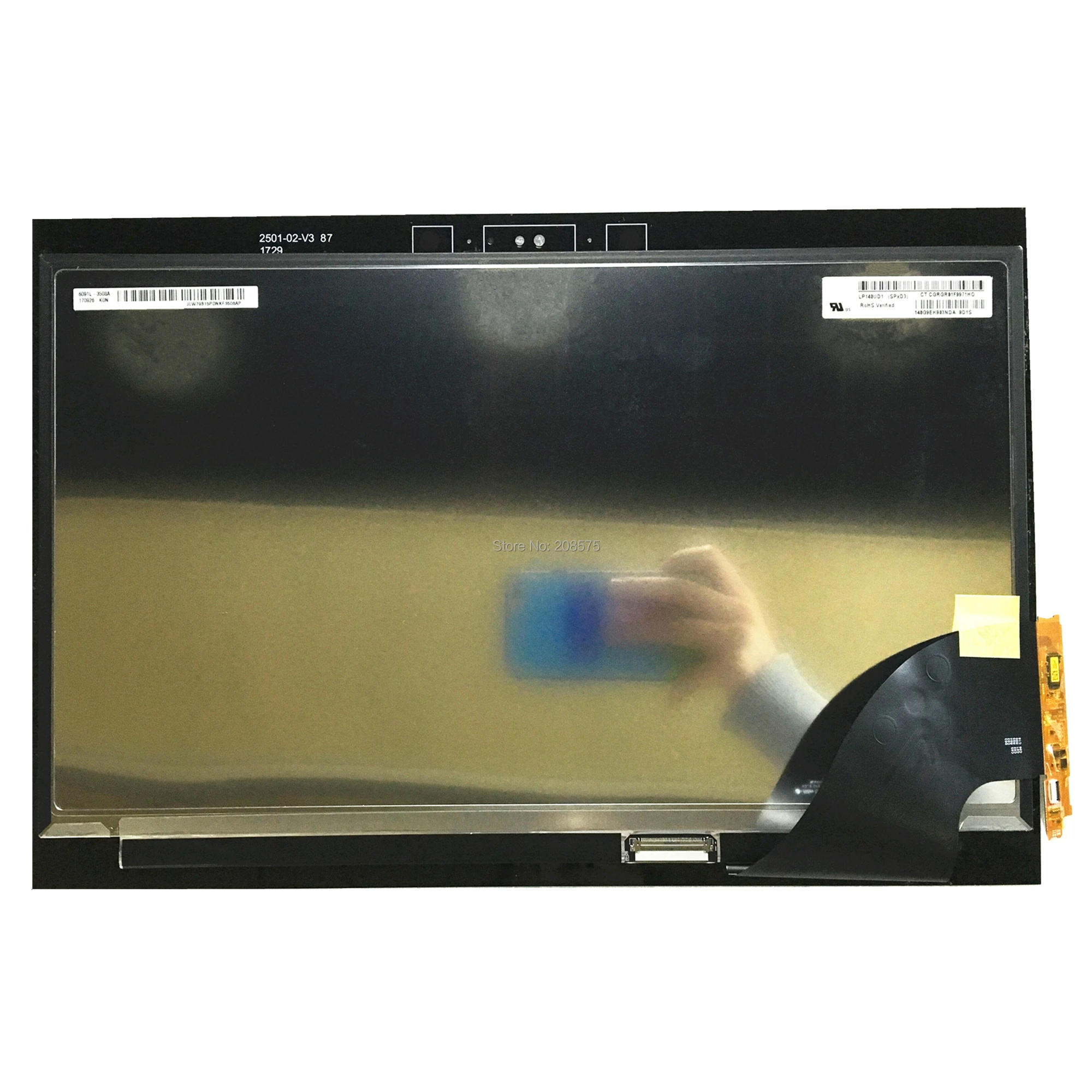 

Freeing shipping 14.0''inch Lcd Screen LP140UD1-SPD3 LP140UD1 SPD3 Fit HP Zbook X2 G4 Laptop Lcd Screen Aeesmbly 3840*2160 IPS