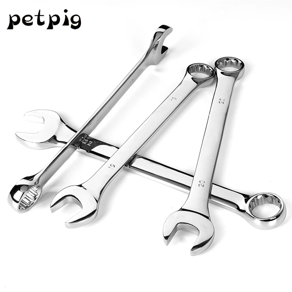 Petpig 18 24 мм двойного использования трещотка гаечный ключ Быстрый сливовый набор