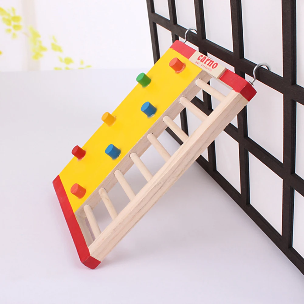 Домашние животные хомяк Seesaw спортивная игрушка деревянная пористая клетка дом с тоннелем трубка Крыса Мышь Мыши продукт маленький питомец спрятать играть забавные аксессуары