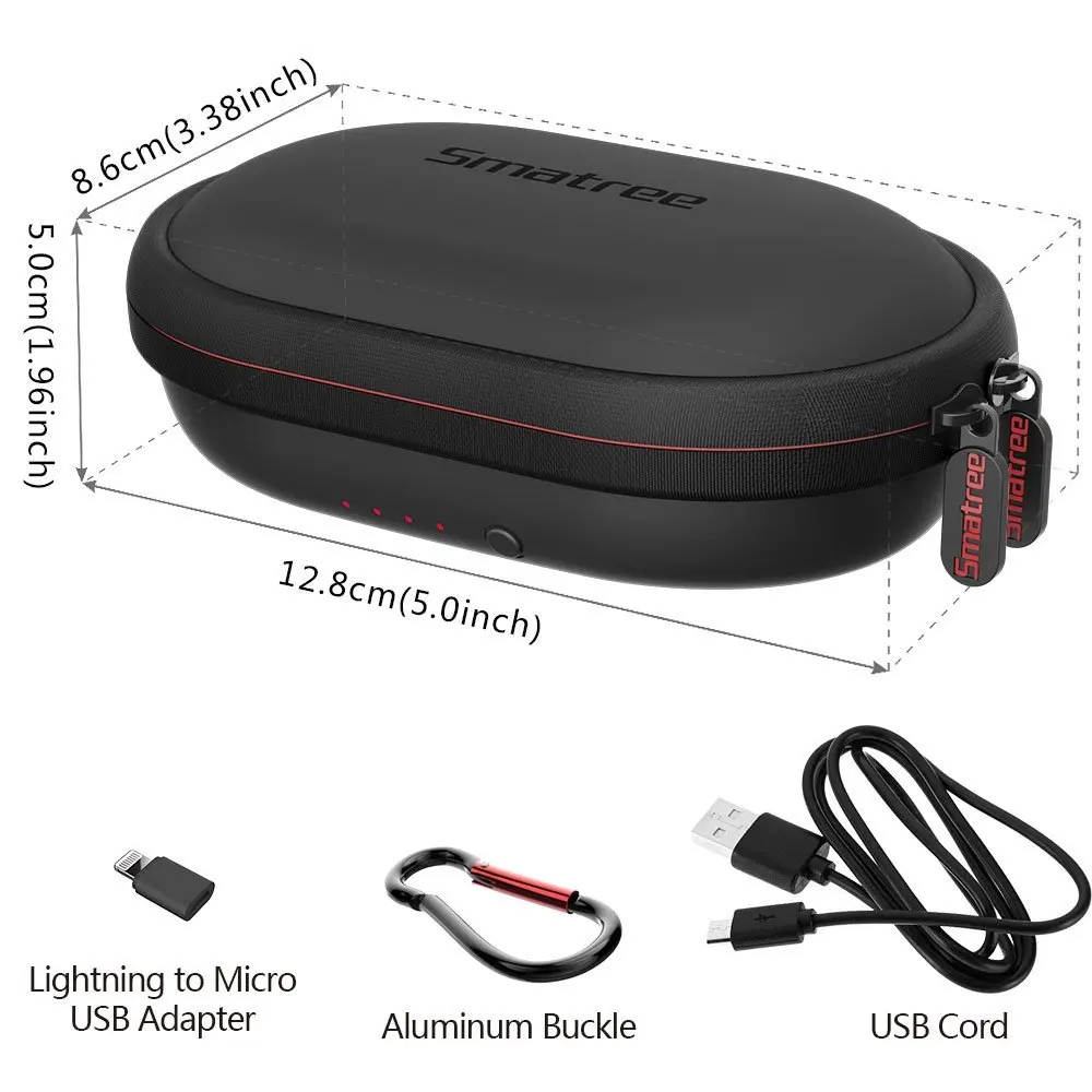Smatree зарядный чехол для BeatsX беспроводные bluetooth наушники S50 X (наушники не входят в