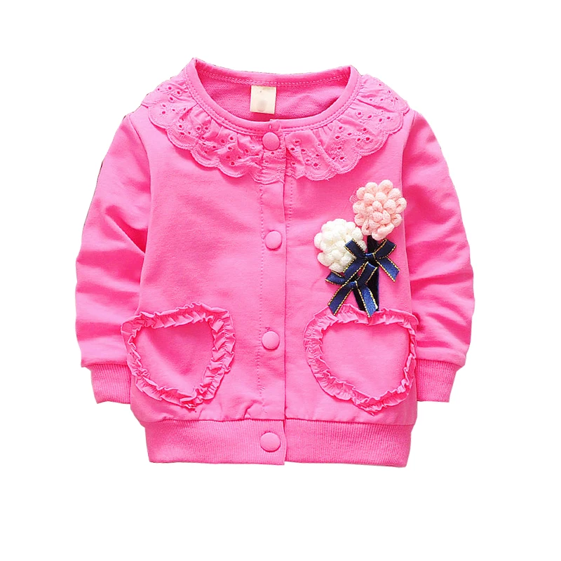 

Baby Girls Bow Sweet Sweatshirts Infant Cotton Jackets Spinrg Autumn Children's Clothing Kid Baby Girl Clothes Kids