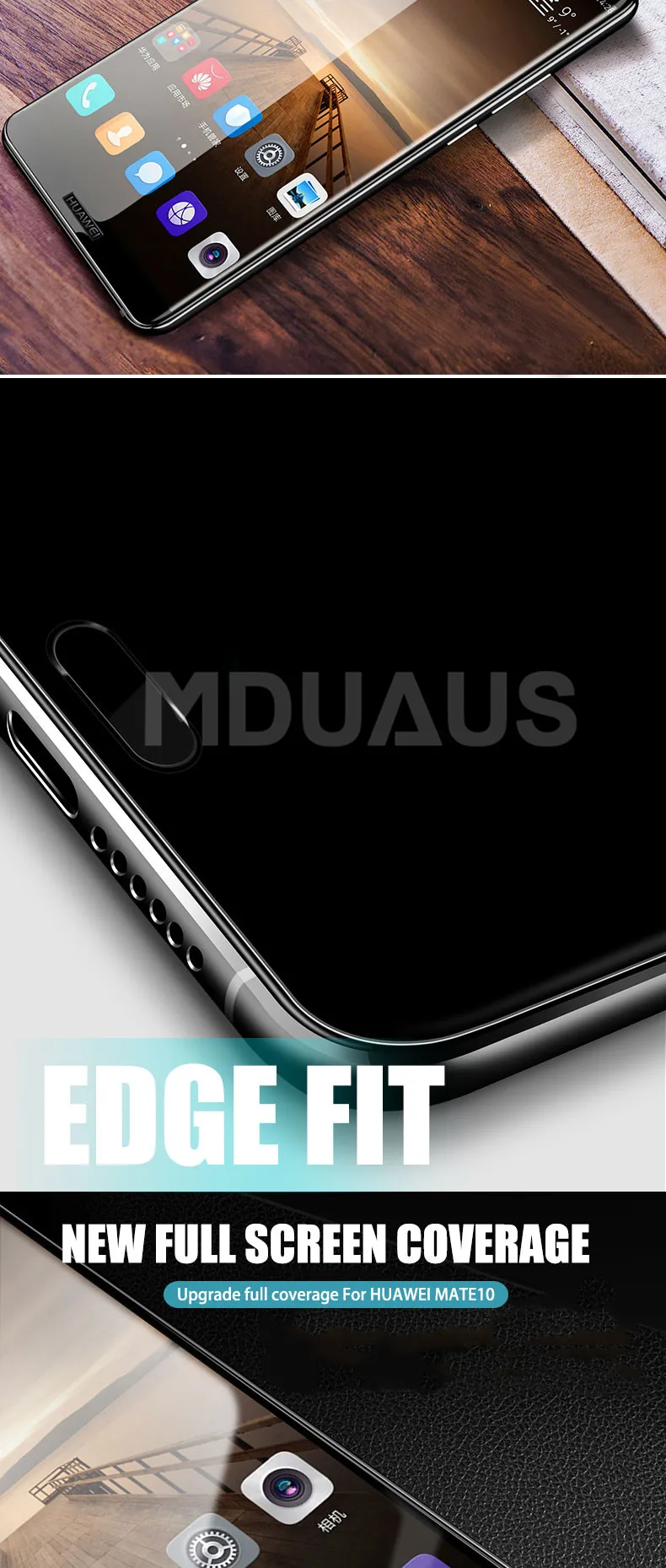 15D закаленное стекло для huawei mate 20 Pro Lite 20X Защита экрана для huawei mate 10 Pro 9 Lite P Smart Защитная стеклянная пленка