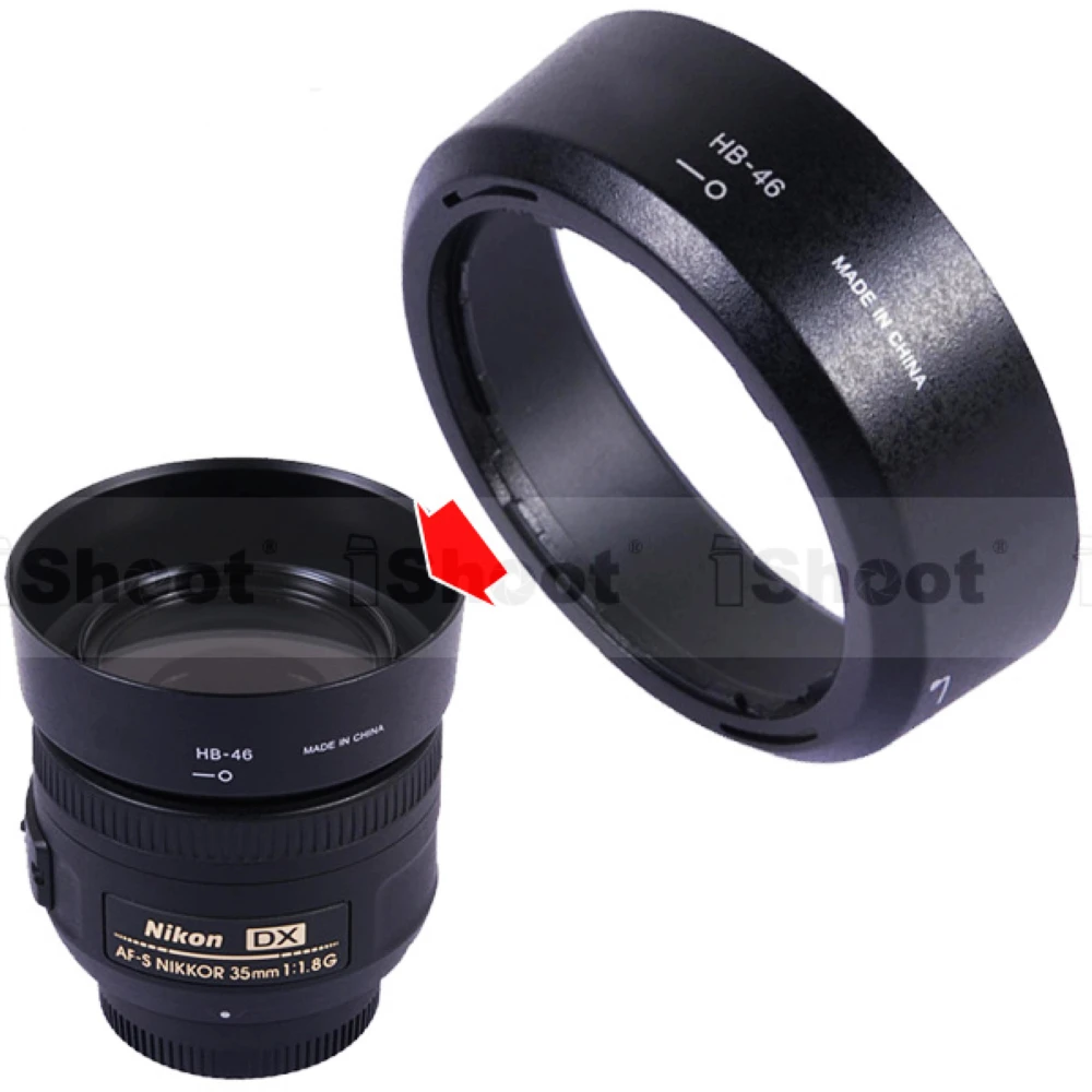Brand New Lens Hood for Nikon AF-S 35/1.8G DX NIKKOR 35mm f/1.8G HB-46 | Электроника