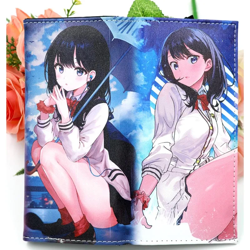 Takarada Rikka SSSS GRIDMAN Аниме Длинный Синтетический кожаный бумажник Takarada Rikka держатель для карт кошелек - Цвет: Takarada Rikka