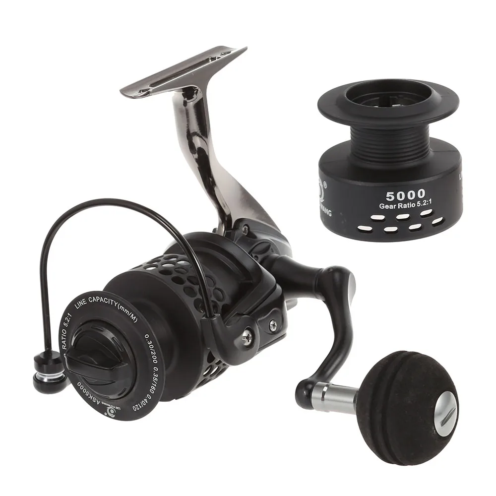 ASK5000 8000 13 + 1 Шариковые подшипники спиннинговая Рыболовная катушка|fishing reel|fishing