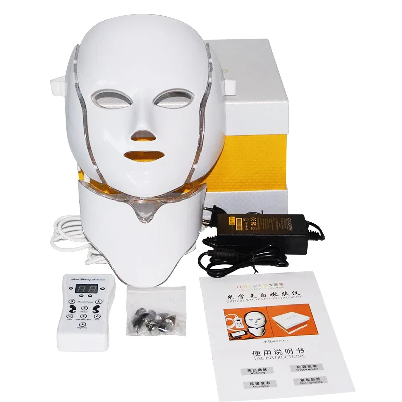Светодиодная маска для лица Корейская фотонная терапия светотерапия акне