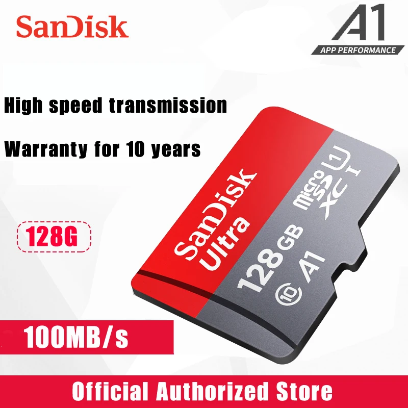 Sandisk микро SD карты Class10 карты памяти 16 ГБ 32 ГБ 64 Гб 128 ГБ 200 ГБ 256 Гб 400 гб до 80 МБ/с. слот для карт памяти для Samrtphone и настольный ПК