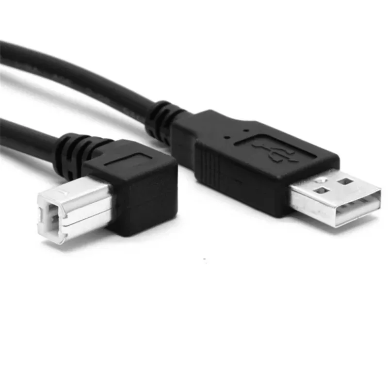 Кабель сканера для принтера 1,5 м 5 футов типа A для мужчин и типа B под углом USB 2,0