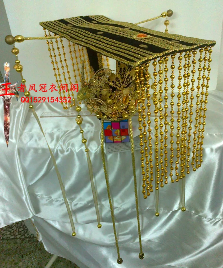 Высокое качество китайские древние волосы императрицы диадема женский костюм