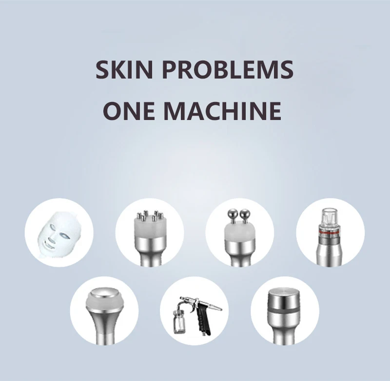Hydrafacial вода гидро микродермабразия машинка для пилинга кожи Ультразвуковое омоложение кожи био RF лифта лица Глубокая чистка