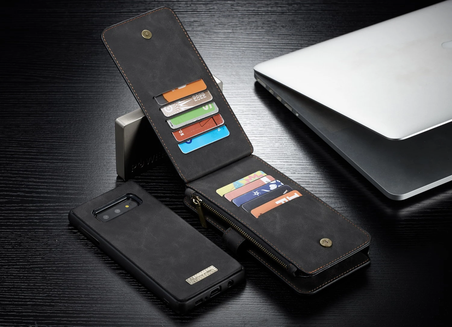 CaseMe для Samsung Galaxy S8 S9 S10 Plus S10E S7 Edge Note10 Plus 8 9 роскошный кожаный Магнитный Флип-кейс на молнии чехол-бумажник для телефона