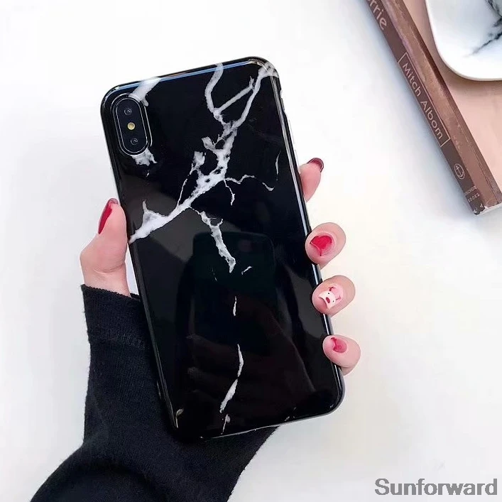 Мраморный чехол для iPhone 8 XS MAX мягкий ТПУ 6 6S 7 Plus X XR телефона |