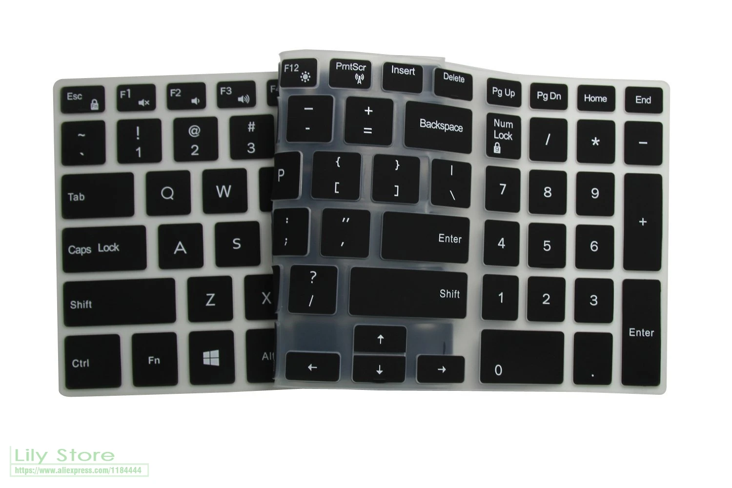 15 6/17 3 дюйма силиконовый чехол для клавиатуры ноутбука протектор Dell Inspiron 17