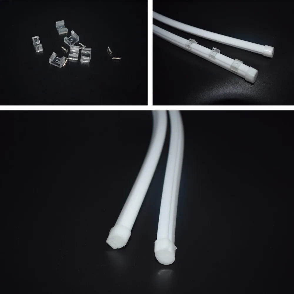 2 шт. 30 см DRL гибкий светодиодный трубка Газа Стиль Габаритные огни отрывная лента