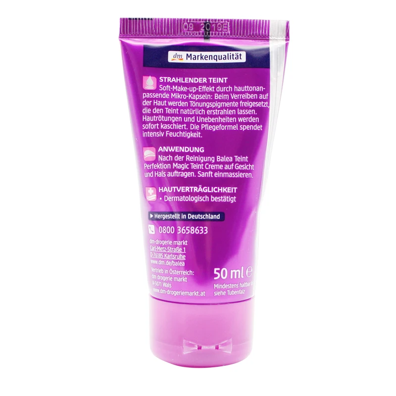 Дневной крем balea Германия Tinted SPF10 Teint Perfection волшебный повышает качество кожи