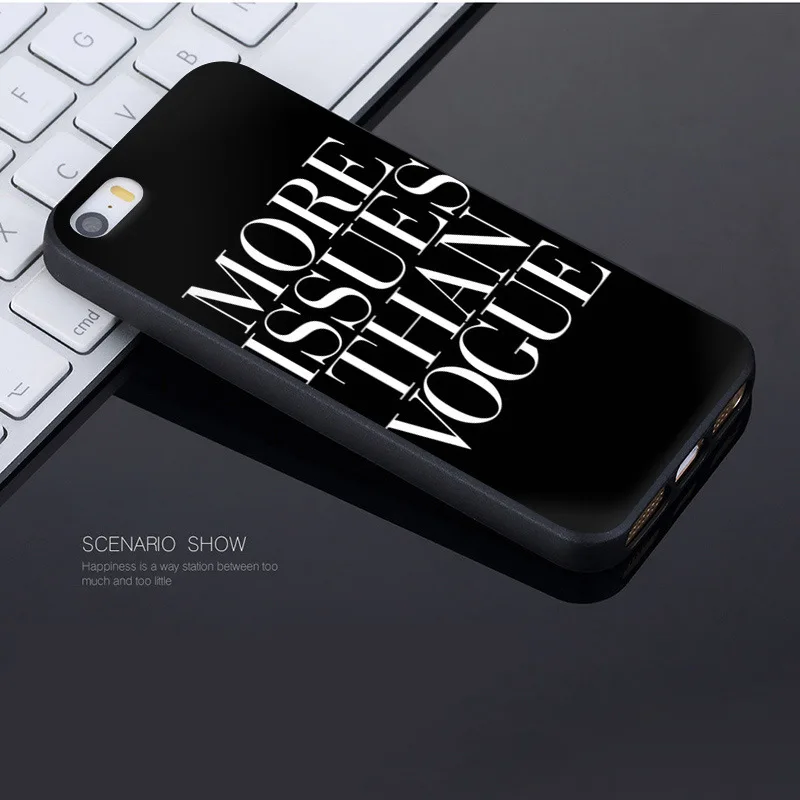 Чехол MaiYaCa для iphone 7, 6 X, абсолютно, больше проблем, чем Vogue, чехол для телефона для iphone 11 Pro Max 8, 7, 6, 6S Plus, X, 5, 5S, SE, 5C, чехол