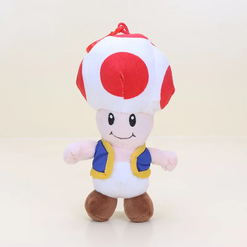 15 см Super Mario Bros Йоши приведение бу длинный язык белый гриб Марио Плюшевые игрушки Мягкая Плюшевая Кукла Детский подарок