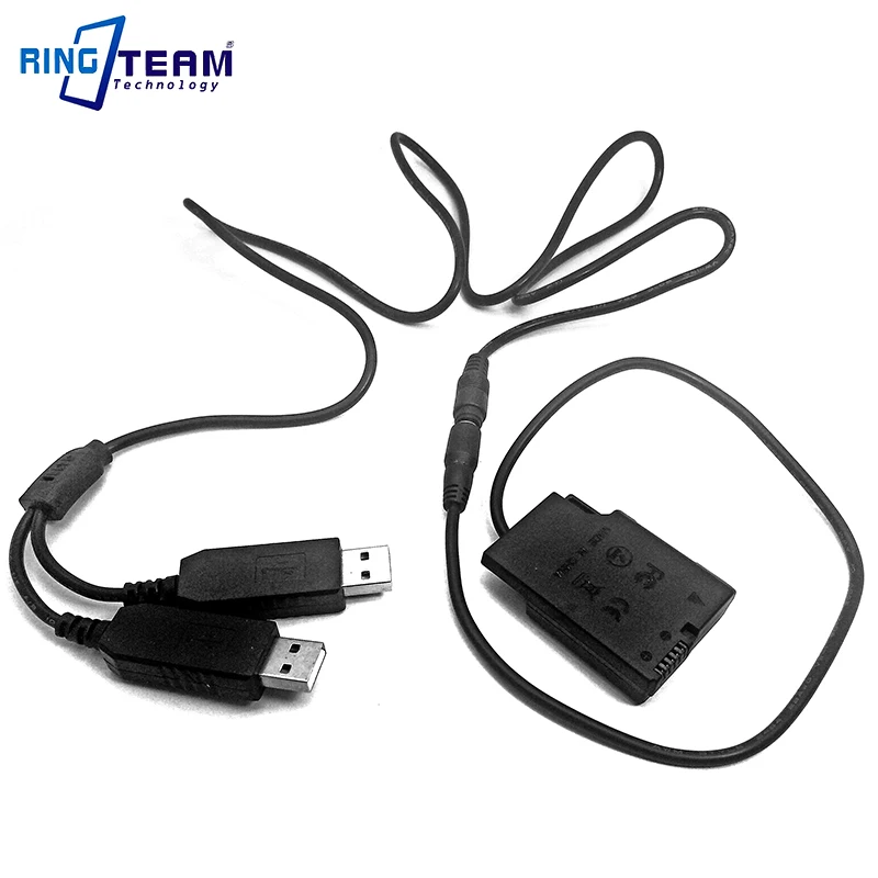 Двойной USB-кабель питания мини-адаптер преобразователь напряжения постоянного