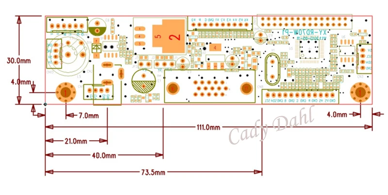 Универсальный VGA LVDS 30 контактный контроллер контроллера монитора платы модуля DIY
