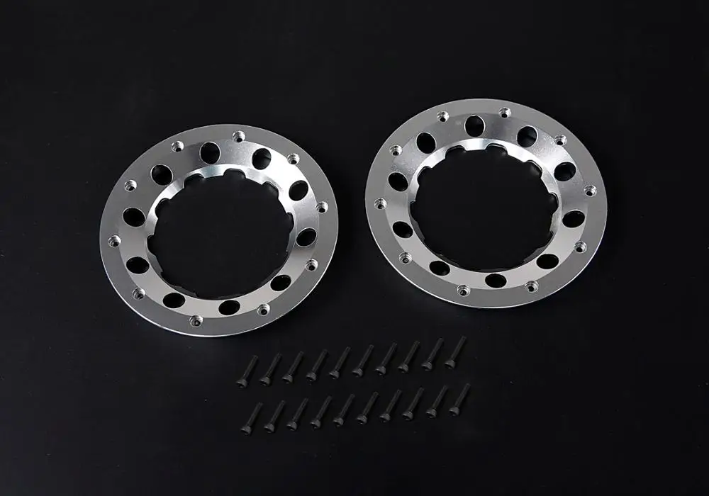 Сверхмощный CNC алюминиевый внешний Beadlocks 2 шт для HPI KM и Rovan Baja типа транспортных