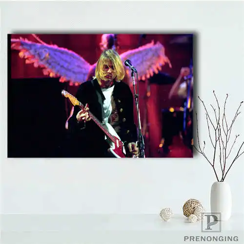 На заказ Курт Кобейн (2) @ печать плакатов ткань настенные художественные картины