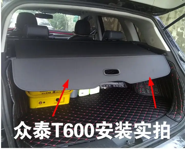 Аксессуары для ZOTYE T600 2014-2015 2017-2018 защитная крышка груза полка посылки затенение