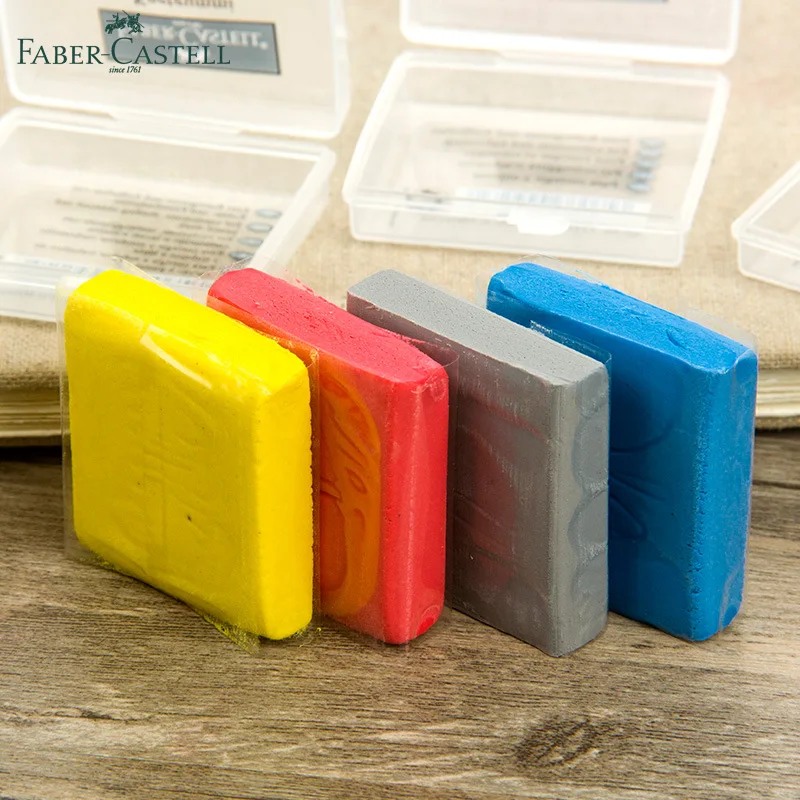 Резиновый мягкий ластик Faber Castell профессиональный дизайн для рисования эскизов