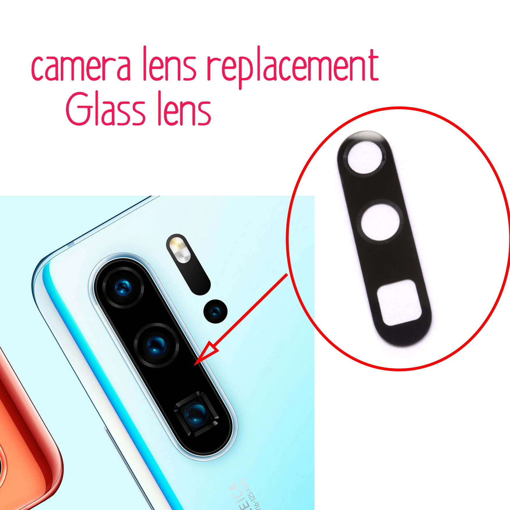 

Original rear back camera lens glass replacement for Huawei P30 P30 pro P30 lite P20 pro P20 lite with sticker