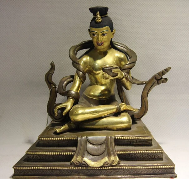 

fast shipping USPS to USA S0856 Tibet Buddhism Fane Copper Bronze Temple Tara Kwan-yin Bodhisattva Buddha Statue