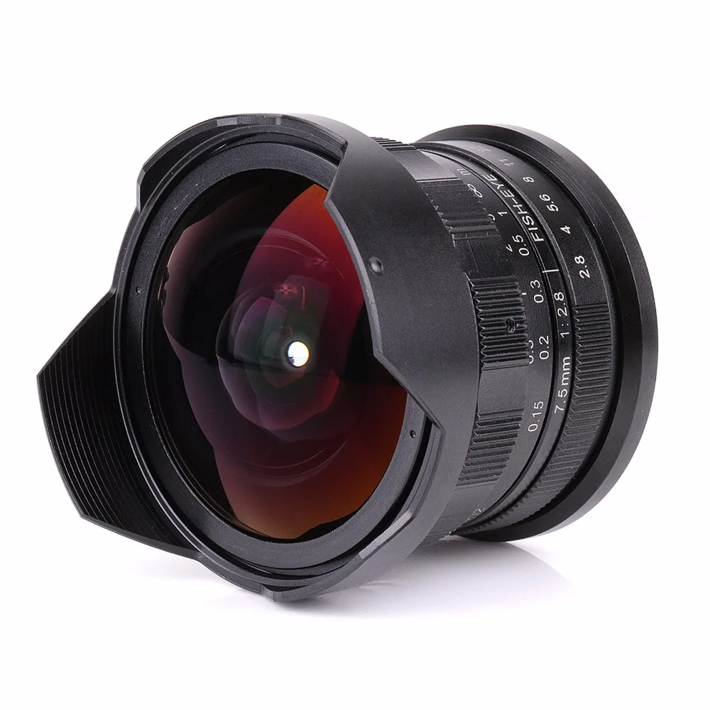 Супер широкоугольный объектив для камеры Fujifilm FX XT10 XT2 новый APS C 7 5 мм F2.8|lens for