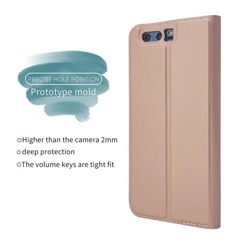 Чехол для Honor 9 мягкий чехол книжка из искусственной кожи с подставкой и