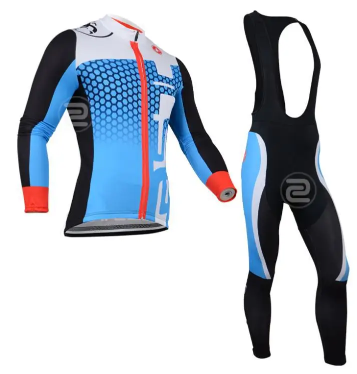 С длинными рукавами зимой термоциклирование джерси одежда / Ropa Ciclismo Invierno