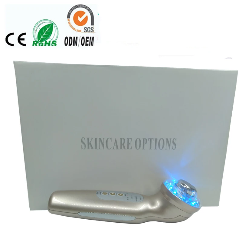 Two Head Replaceable Galvanic Face And Body Spa 3mhz&amp1mhz Utrasonic Photon Rejuvenation Firming Skin Care Facial Beauty Machine | Красота