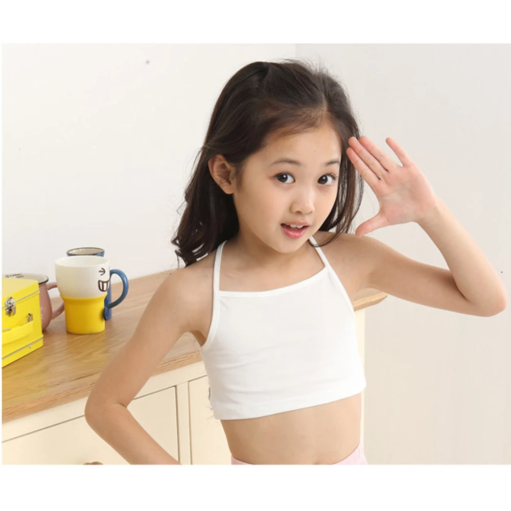 Повседневное молодых Обувь для девочек Спортивные бюстгальтеры камзолы Solid