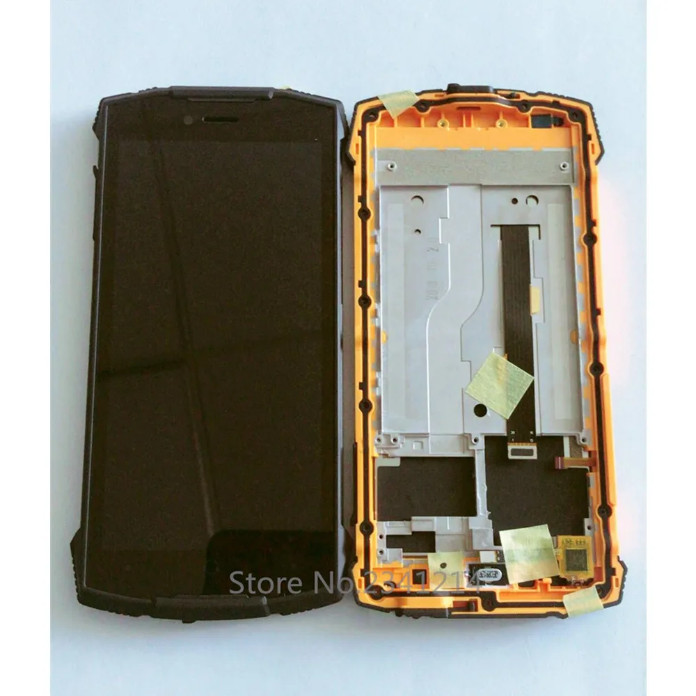 ЖК дисплей с рамкой для телефона DOOGEE S55 IP68 5 дюйма MTK6750T кодирующий преобразователь