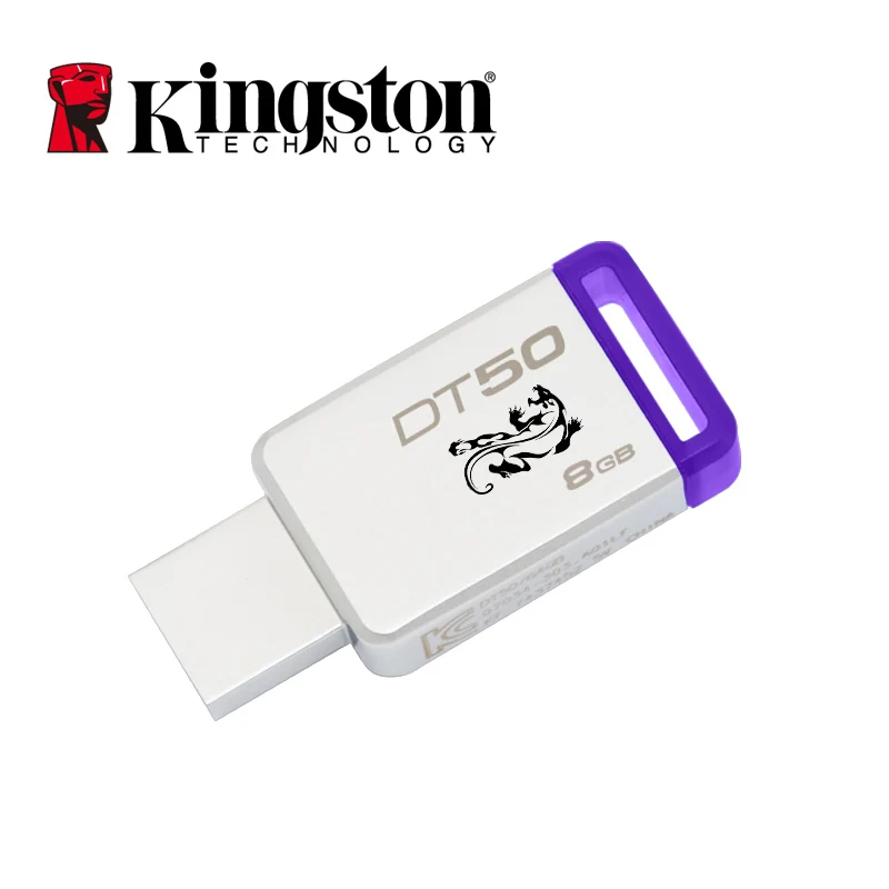 Kingston USB 3,0 флеш-накопитель 16 ГБ 32 ГБ USB флеш-накопитель USB 3,1 memoria 8 Гб металлическая ручка-накопитель карта памяти cle usb DT50 16 Гб флешка - Цвет: 16GB Plus Tiger