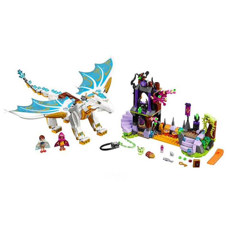 Эльфы долго после спасения Cction Dragon строительные блоки кирпичи игрушки для детей