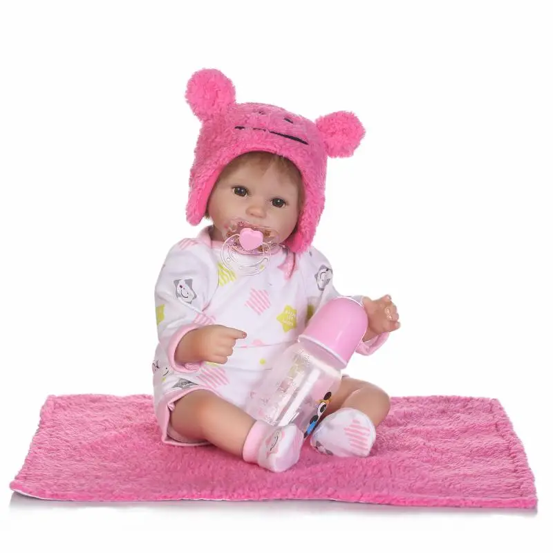

16 дюймов, милые куклы для девочек, силиконовые куклы для новорожденных, подарок на день рождения для маленькой принцессы, детские игрушки, bebe girl Reborn bonecas