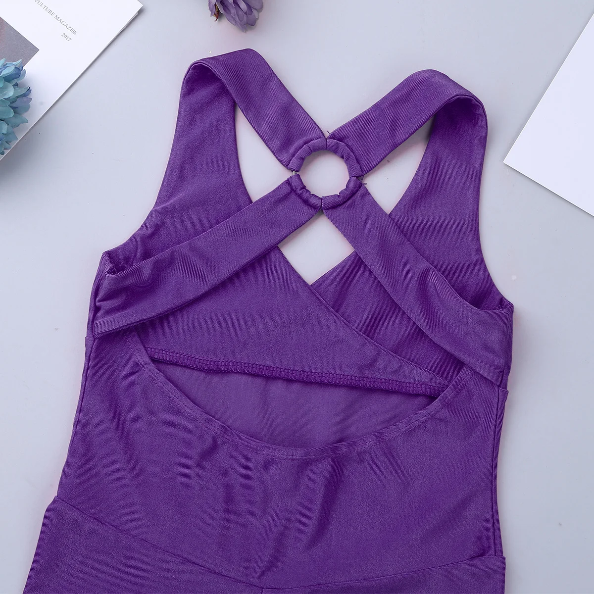 Балетный купальник для девочек гимнастический без рукавов балета детская одежда