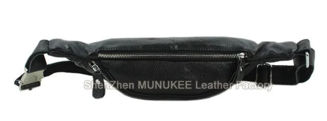 Fashion Genuine Leather waist bag for men fanny pack Leather belt bag waist pack bum bag money belt waist pouch molle pochete 4