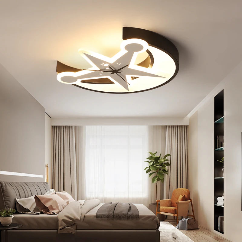 Chandelierrec креативный модный детский светодиодный потолочный светильник для фойе гостиной спальни с регулируемой яркостью потолочный светильник для детской спальни