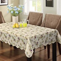 waterproof oilproof wipe clean flannel backed vinyl tablecloth dining kitchen cover protector
